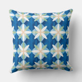 Geometric diamond flowers kissen (Rückseite)