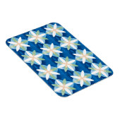 Geometric diamond flowers magnet (Rechte Seite)