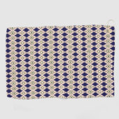 Geometric Diamond Golfhandtuch (Horizontal)