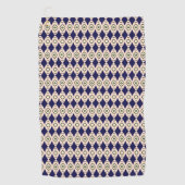 Geometric Diamond Golfhandtuch (Vorderseite)