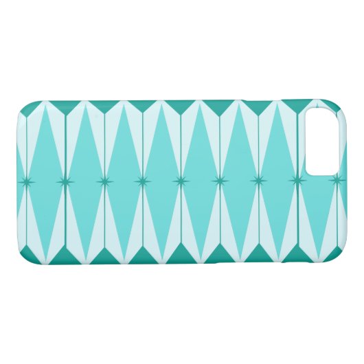 Geometric Diamonds & Starbursts iPhone iPad Case (Rückseite (Horizontal))