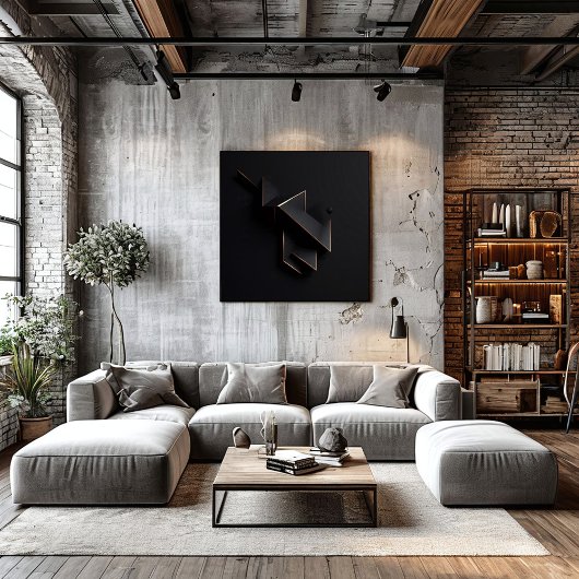 Geometric Eclipse Poster