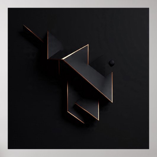 Geometric Eclipse Poster (Vorne)