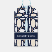 Geometric Elegance Geschenkanhänger (Vorderseite)