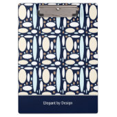 Geometric Elegance Klemmbrett (Vorderseite)