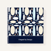 Geometric Elegance Notizblock (Vorderseite)