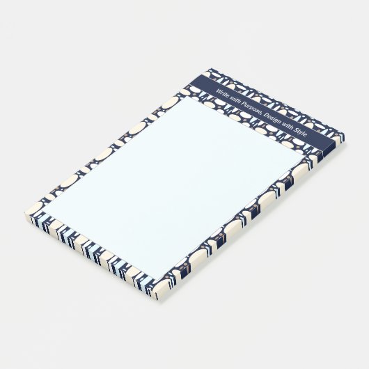 Geometric Elegance Post-it Klebezettel (angewinkelt)