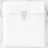 Geometric - Elephant Sticker (Tasche)