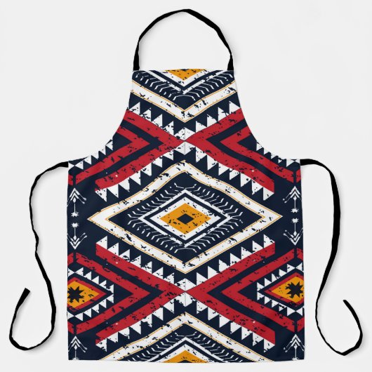 Geometric ethnic oriental seamless pattern traditi schürze (Vorderseite)