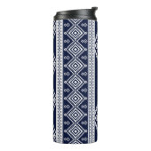 Geometric ethnic oriental seamless pattern traditi thermosbecher (Nach links gedreht)