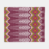 Geometric ethnic pattern traditional background, v fleecedecke (Vorderseite (Horizontal))