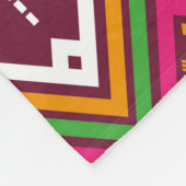 Geometric ethnic pattern traditional background, v fleecedecke (Ecke)
