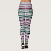geometric ethnic tribal pattern of American Indian Leggings (Rückseite)