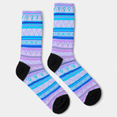 geometric ethnic tribal pattern of American Indian Socken (Rechts)