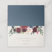 Geometric Fall Elegance-Platzkarte Platzkarte (Außenseite Aufgefaltet)