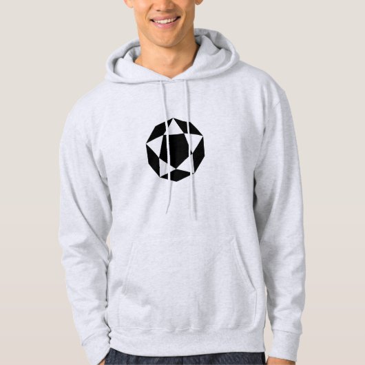Geometric-Fashion Hoodie (Vorderseite)