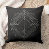 Geometric Filigree Diamond Kissen (Decke)