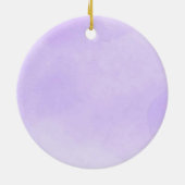 Geometric Floral Lila 50 Jahre Keramik Ornament (Hinten)