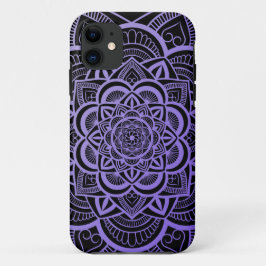 Geometric Floral Mandala Lavender Lila Gradient Case-Mate iPhone Hülle