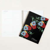 Geometric Florals Colorful Botanischer Name Planne Planer (Anzeige)