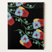 Geometric Florals Colorful Botanischer Name Planne Planer (Rückseite)