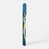 Geometric Fluid Abstract — Gift for Art Lovers iPhone 16 Hülle (Rechte Seite)