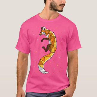 Geometric Fox Jump T-Shirt