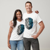 Geometric Fusion Löwen T-Shirt (Unisex)