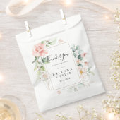 Geometric Gold Green Foliage Danke Hochzeit Geschenktütchen (Ausgeschnitten)