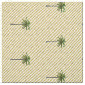Geometric Gold Print Palm Tree Beach Stoff (Muster)