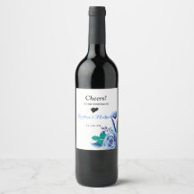 Geometric Gold Rahmen blauer Himmel Der Hochzeitwe