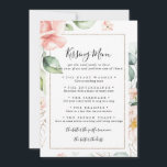 Geometric Gold Wedding Kissing Menu Game Card<br><div class="desc">Diese geometrische goldene Hochzeitskissingkarte eignet sich perfekt für einen modernen Hochzeitsempfang. Das Design ist handbemalt,  botanisch grün und goldgrün,  mit rosa,  rot,  weißen Blume und einem eleganten geometrischen Rahmen.</div>