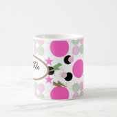 Geometric graphic power girl kaffeetasse (Mittel)