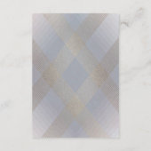 Geometric Gray Gatsby Wedding RSVP Karte (Rückseite)