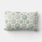 Geometric Green Dreams Pillow Lendenkissen (Rückseite)