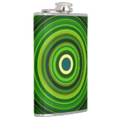 Geometric Greena Mandala Design-64055 Flachmann (Rechts)