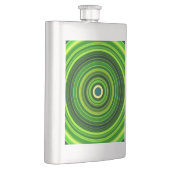 Geometric Greena Mandala Design-64055 Flachmann (Rechts)