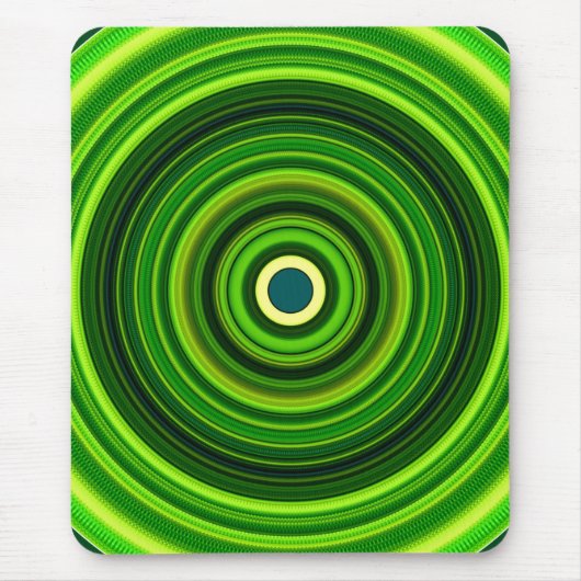 Geometric Greena Mandala Design-64055 Mousepad (Vorne)