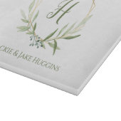 Geometric Greenery Kreath Schneidebrett (Ecke)