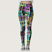 Geometric Harlequin Leggings (Vorderseite)