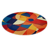 Geometric Harmony: Artful Design Schneidebrett (Ecke)