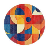 Geometric Harmony: Artful Design Schneidebrett (Vorderseite)
