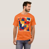 Geometric Harmony: Artful Design T-Shirt (Vorne ganz)