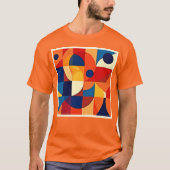 Geometric Harmony: Artful Design T-Shirt (Vorderseite)
