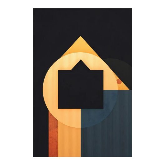 Geometric Harmony Fotodruck (Vorne)