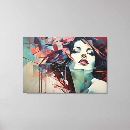 Geometric Harmony Leinwanddruck (Vorderseite)