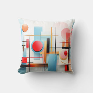 🎨 Geometric Harmony Throw Kissen 🎨