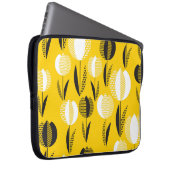 Geometric Holland Tulip Blume Pattern Laptopschutzhülle (Vorne Rechts)