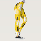 Geometric Holland Tulip Blume Pattern Leggings (Rechts)