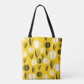 Geometric Holland Tulip Blume Pattern Tasche (Rückseite)